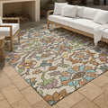 Machine Washable Indoor Outdoor Traditional Blanca Chantille Rug