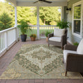Machine Washable Indoor Outdoor Traditional Karachy Chantille Rug