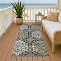 Machine Washable Indoor Outdoor Traditional Kiowa Chantille Rug