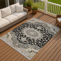 Machine Washable Indoor Outdoor Traditional Lindstrom Chantille Rug