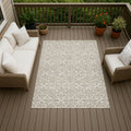 Machine Washable Indoor Outdoor Traditional Malachi Chantille Rug