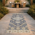 Machine Washable Indoor Outdoor Traditional Mankato Chantille Rug