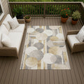 Machine Washable Indoor Outdoor Traditional Meigs Chantille Rug