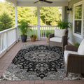 Machine Washable Indoor Outdoor Traditional Niko Chantille Rug
