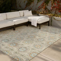 Machine Washable Indoor Outdoor Traditional Ordway Chantille Rug