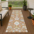 Machine Washable Indoor Outdoor Traditional Paonia Chantille Rug