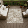 Machine Washable Indoor Outdoor Vintage Modern Chantille Rug