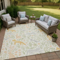 Machine Washable Indoor Outdoor Whimsy Foxy Chantille Rug