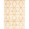 Machine Woven Ana Ivory Gold Rug 53 X 73