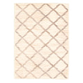 Machine Woven Kasbah Ivory Viscose Rug 63 X 96