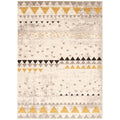 Machine Woven Remi Ivory Gold Rug 53 X 73