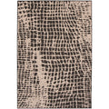 Machine Woven Sisal Safari Black Silver Rug 311 X 57