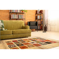 Machine Made Wool Beige Bohemian Oriental Gabbeh Rug 5 X 76