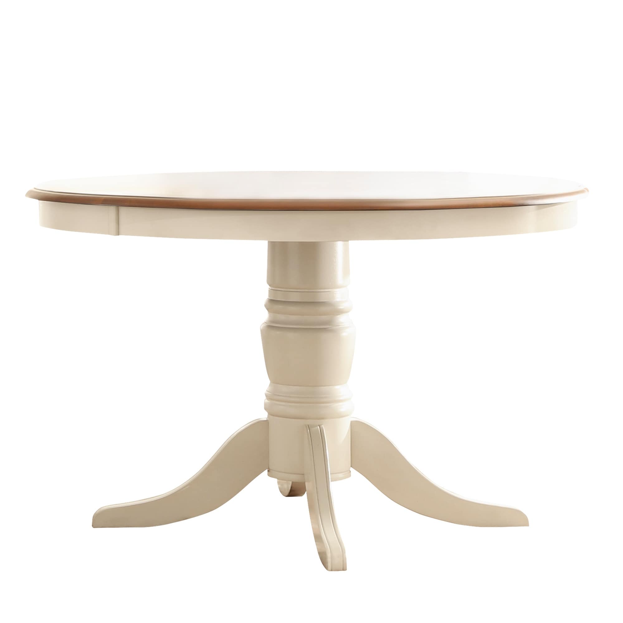 Mackenzie Country Antique Two Tone Dining Table By Inspire Q Classic