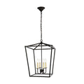 Elegant Lighting Pendant Light D17 H24.25 Lt 4 Black Finish 17 Dx17 Wx24.25 H