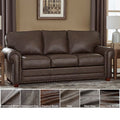 Made In Usa Raval Top Grain Leather Sofa Bed