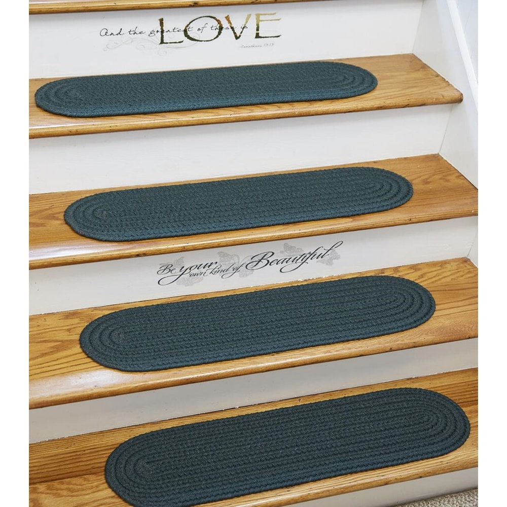 Madeira Braided Reversible Stair Treads By Rhody Rug 8 X 28