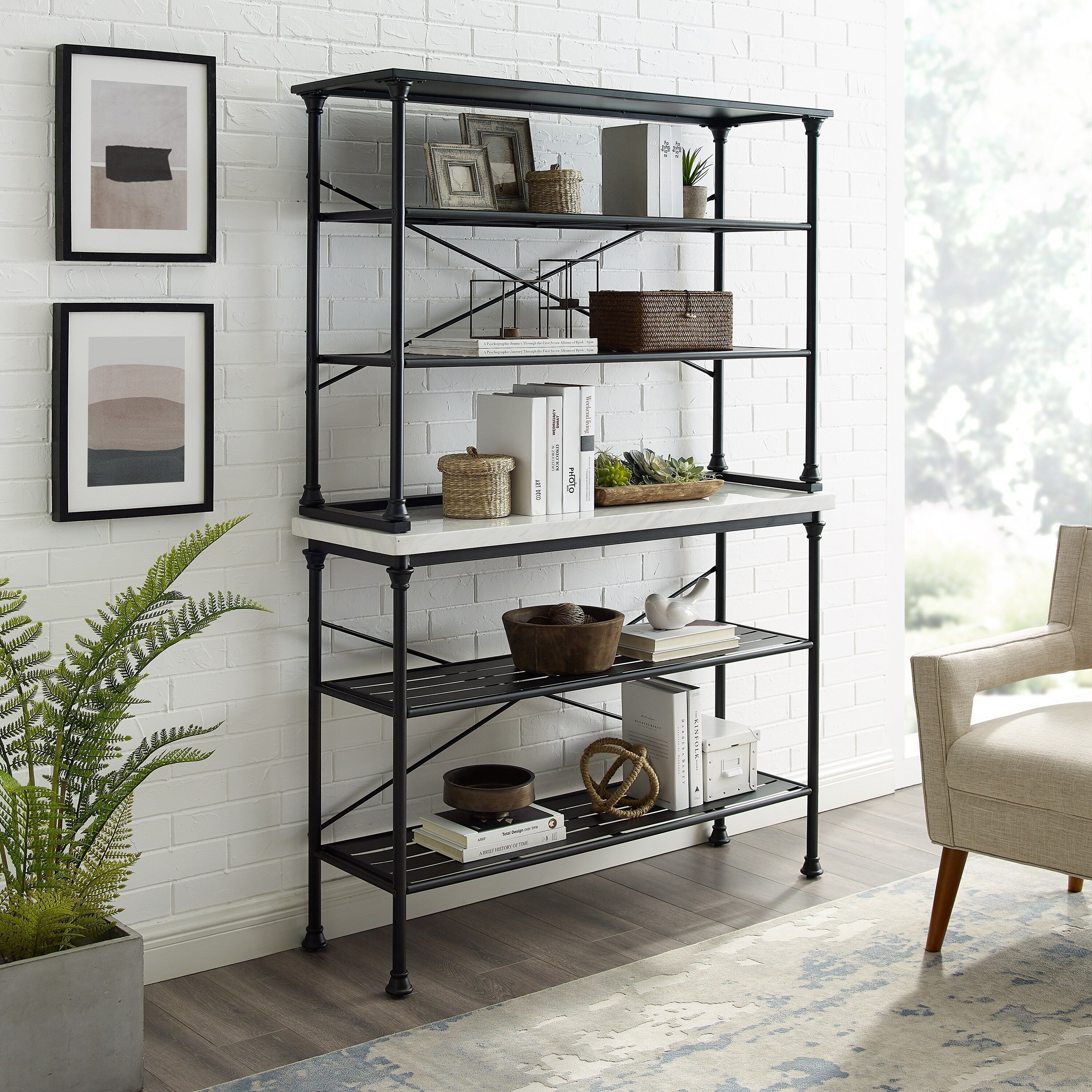 Carbon Loft Davidson 2 Piece Bakers Rack Set
