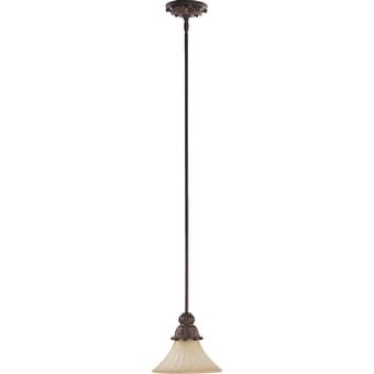 Madeleine Corsican Gold And Antique Amber 1 Light Mini Pendant