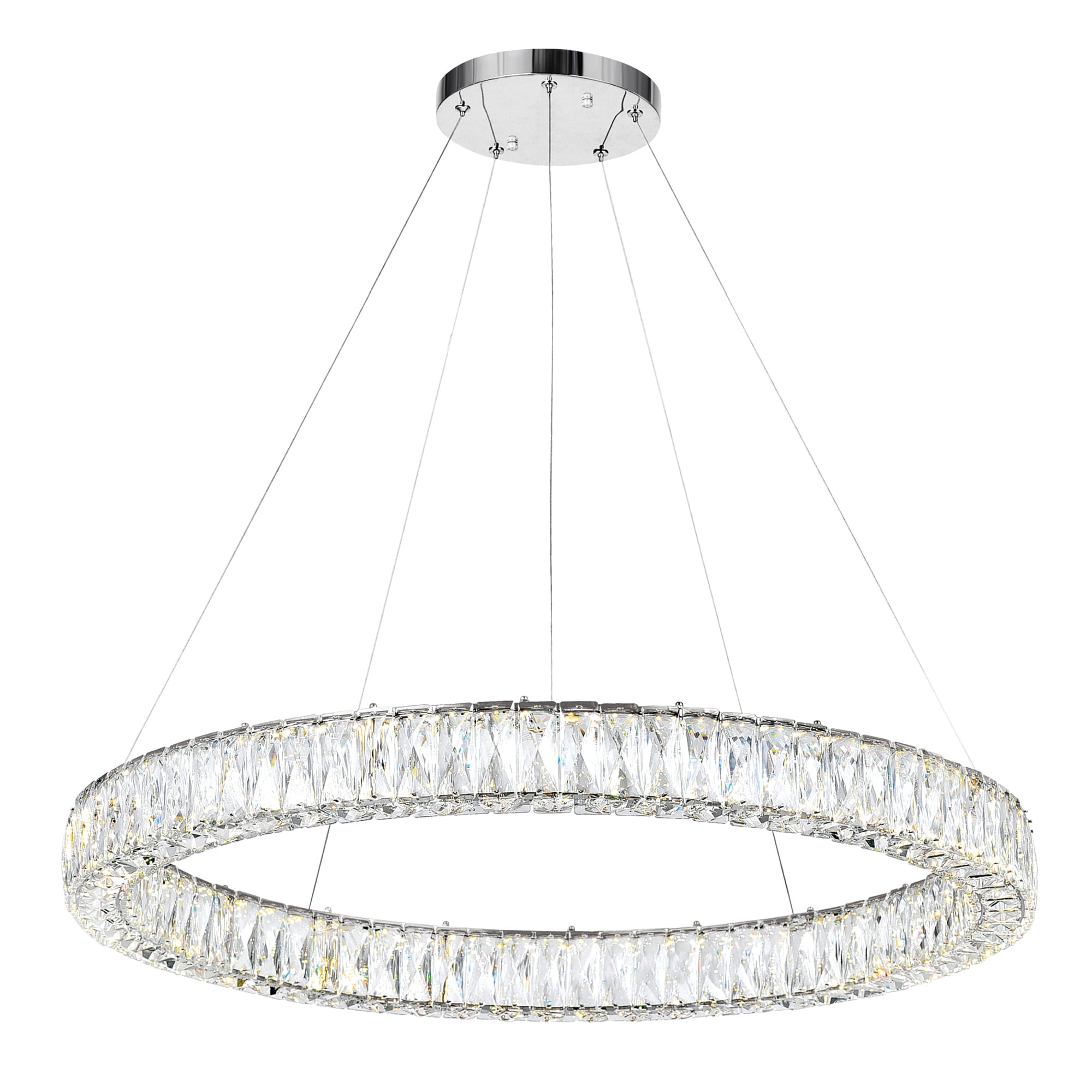 Madeline Led Chandelier With Chrome Finish