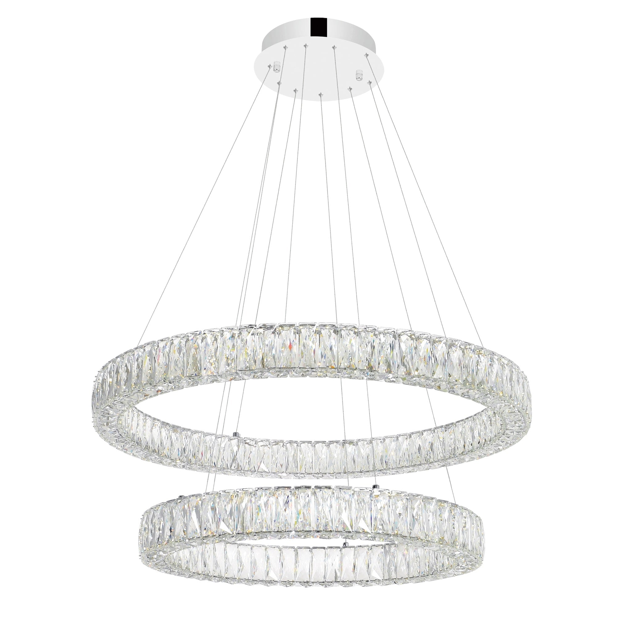 Madeline Led Chandelier With Chrome Finish