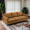 Mid Century Modern Montez Tan Sofa 31.5 H X 81 W X36 D