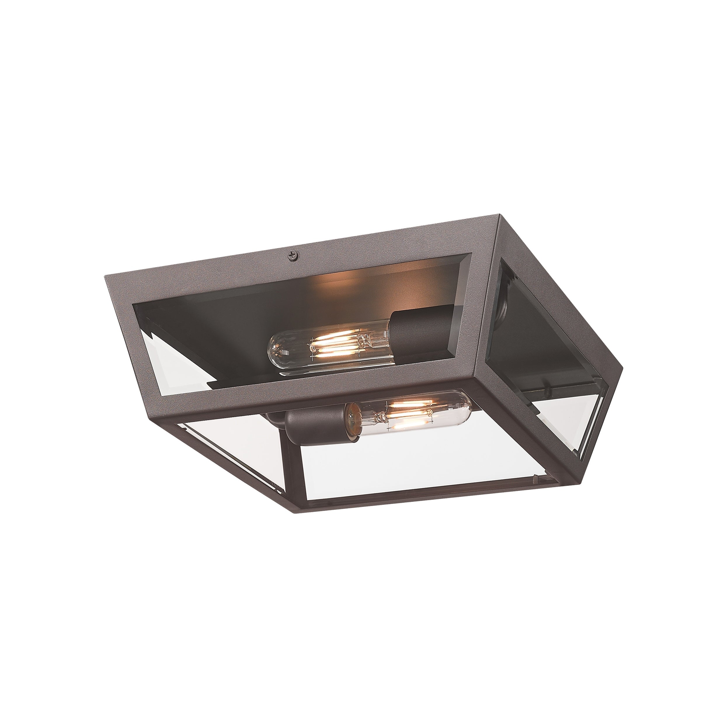 Madison 2 Light 12 Bronze Outdoor Flush Mount N A