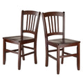 Madison 2 Pc Set Slat Back Chairs