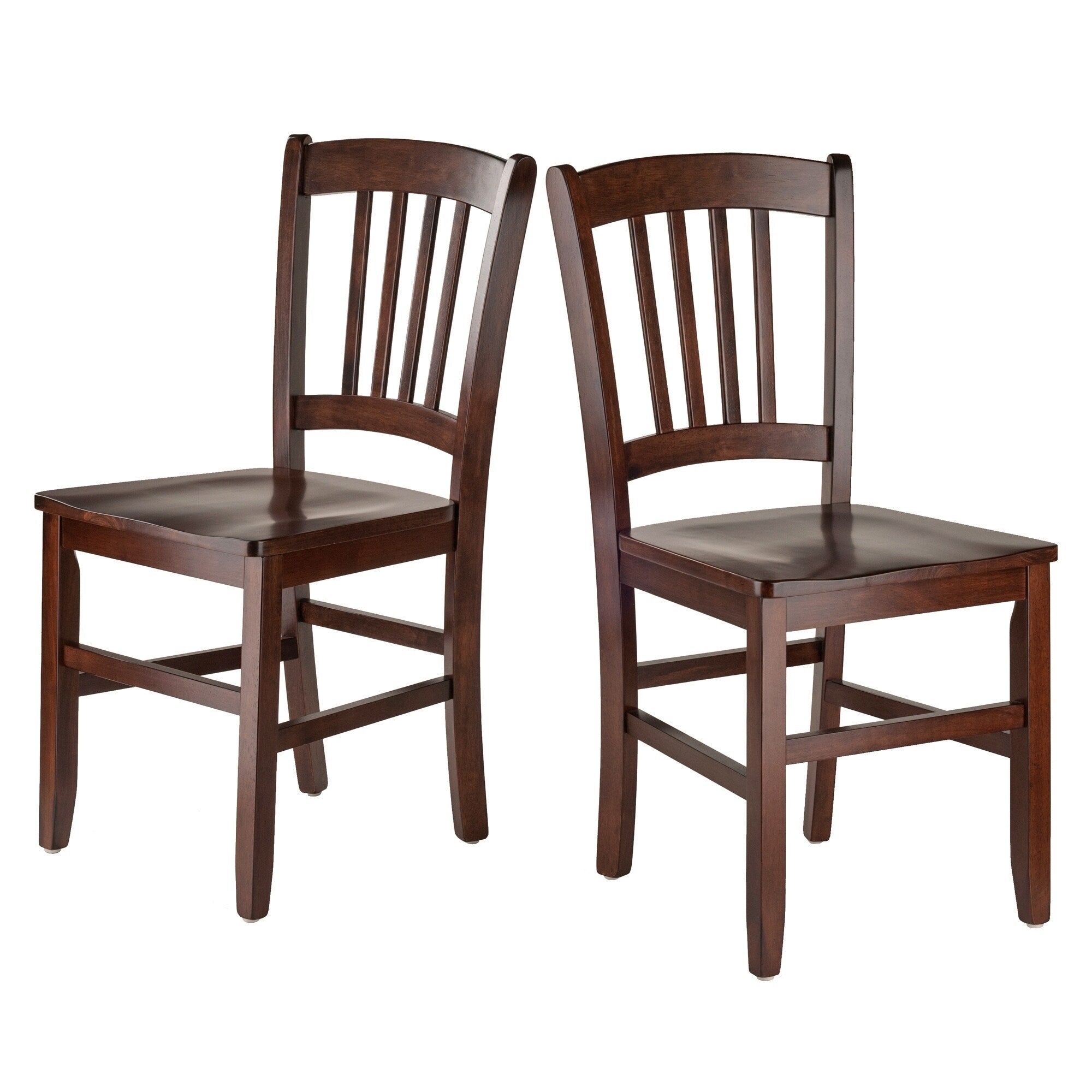 Madison 2 Pc Set Slat Back Chairs