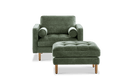 Madison Armchair with Ottoman