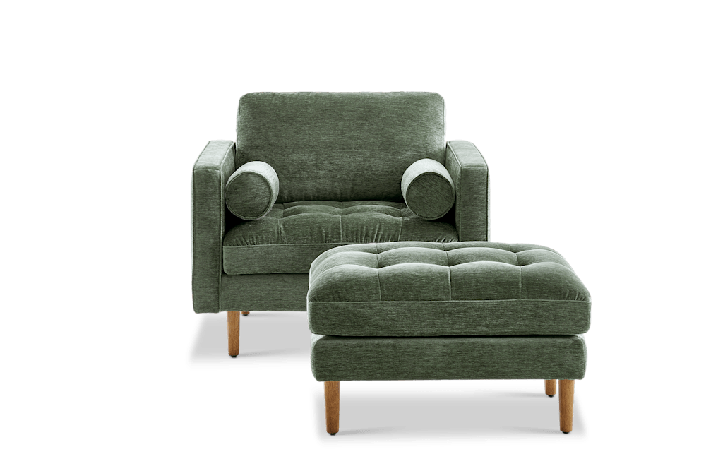 Madison Armchair with Ottoman