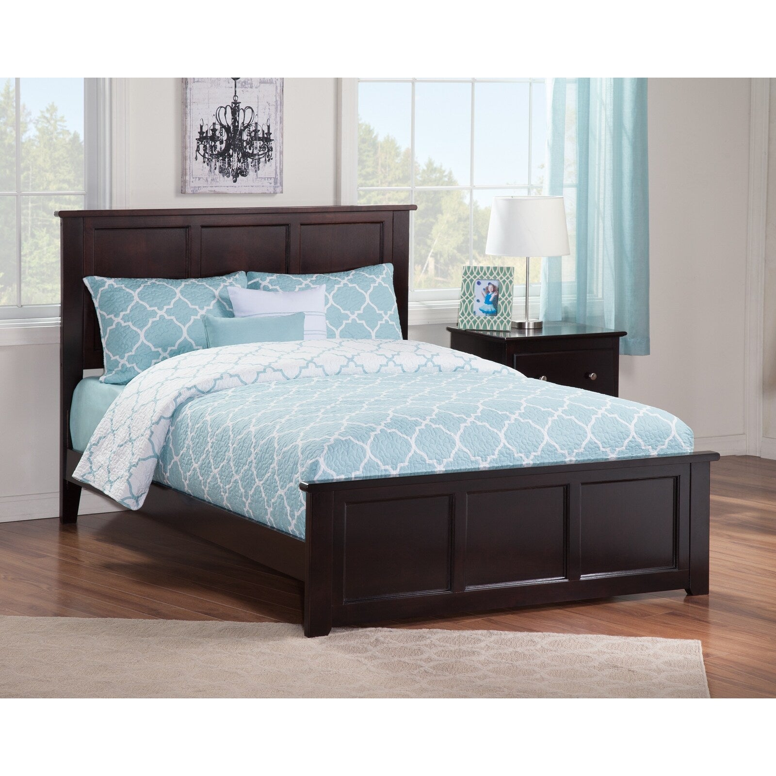 Madison Full Bed With Matching Foot Board In Espresso