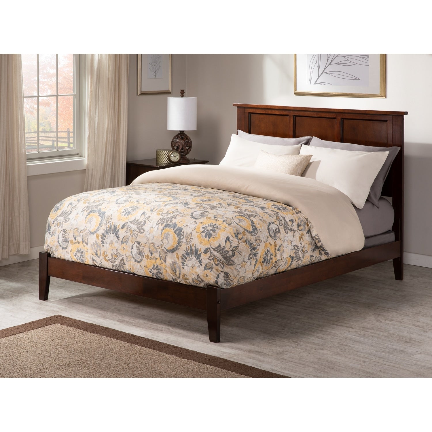 Madison Full Traditional Bed In Walnut
