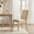 Madison Park Ashe Natural Dining Chair Set Of 2 19 W X 22 D X 36 H