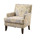 Madison Park Charlie Grey Multi Track Arm Club Chair
