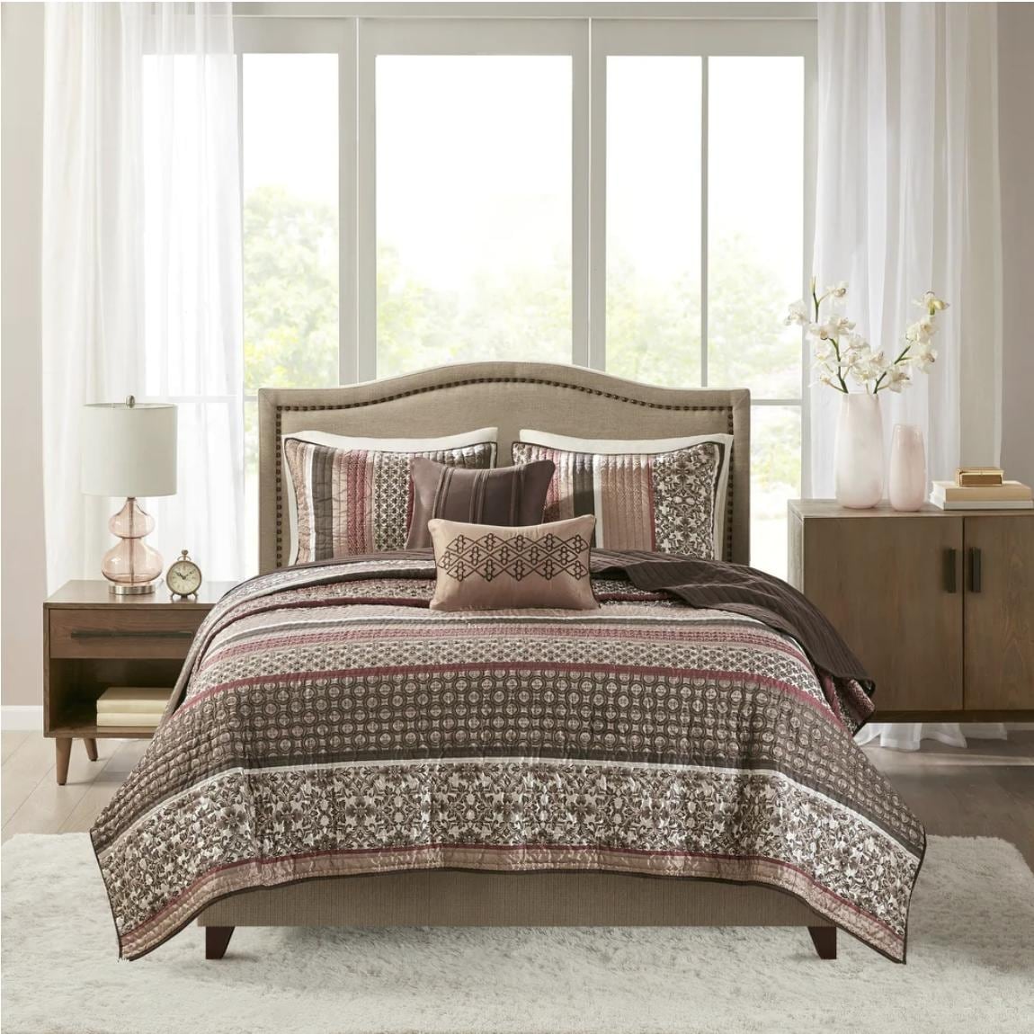 Madison Park Dartmouth 5 Piece Coverlet Set 2 Color Option