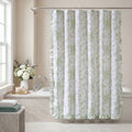 Madison Park Essentials Adele Floral Ruffle Shower Curtain Set