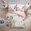 Madison Park Gisele Blush Cotton Printed Duvet Cover Set