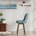 Madison Park Heyes Blue Counter Stool