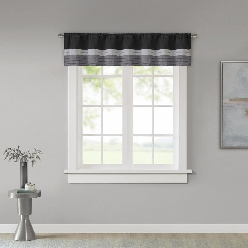 Madison Park Infinity Polyoni Pintuck Window Valance