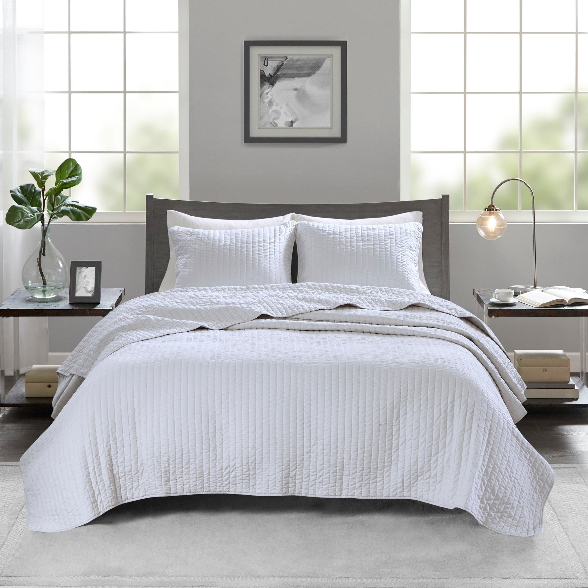 Madison Park Jaxson Reversible Coverlet Set 5 Color Option