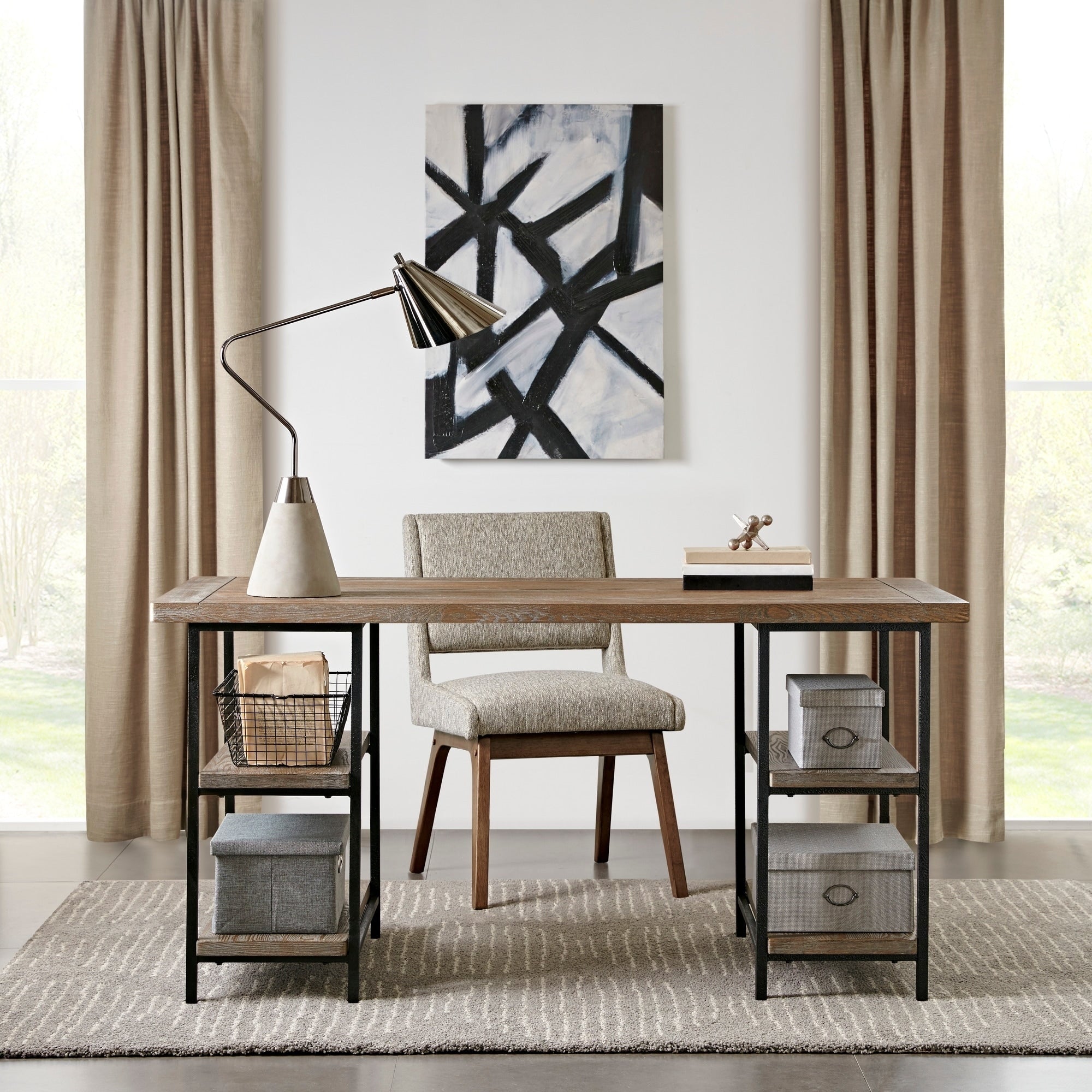 Madison Park Kagen Grey Desk