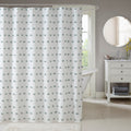 Madison Park Lauren White Shower Curtain