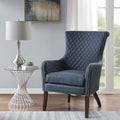 Madison Park Lea Dark Blue Accent Chair
