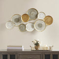 Madison Park Legion Multi Metal Plates Wall Decor