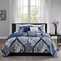 Madison Park Marcella Indigo 6 Piece Coverlet Set
