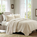 Madison Park Marino Reversible Scalloped Edge Coverlet Set 3 Color Option