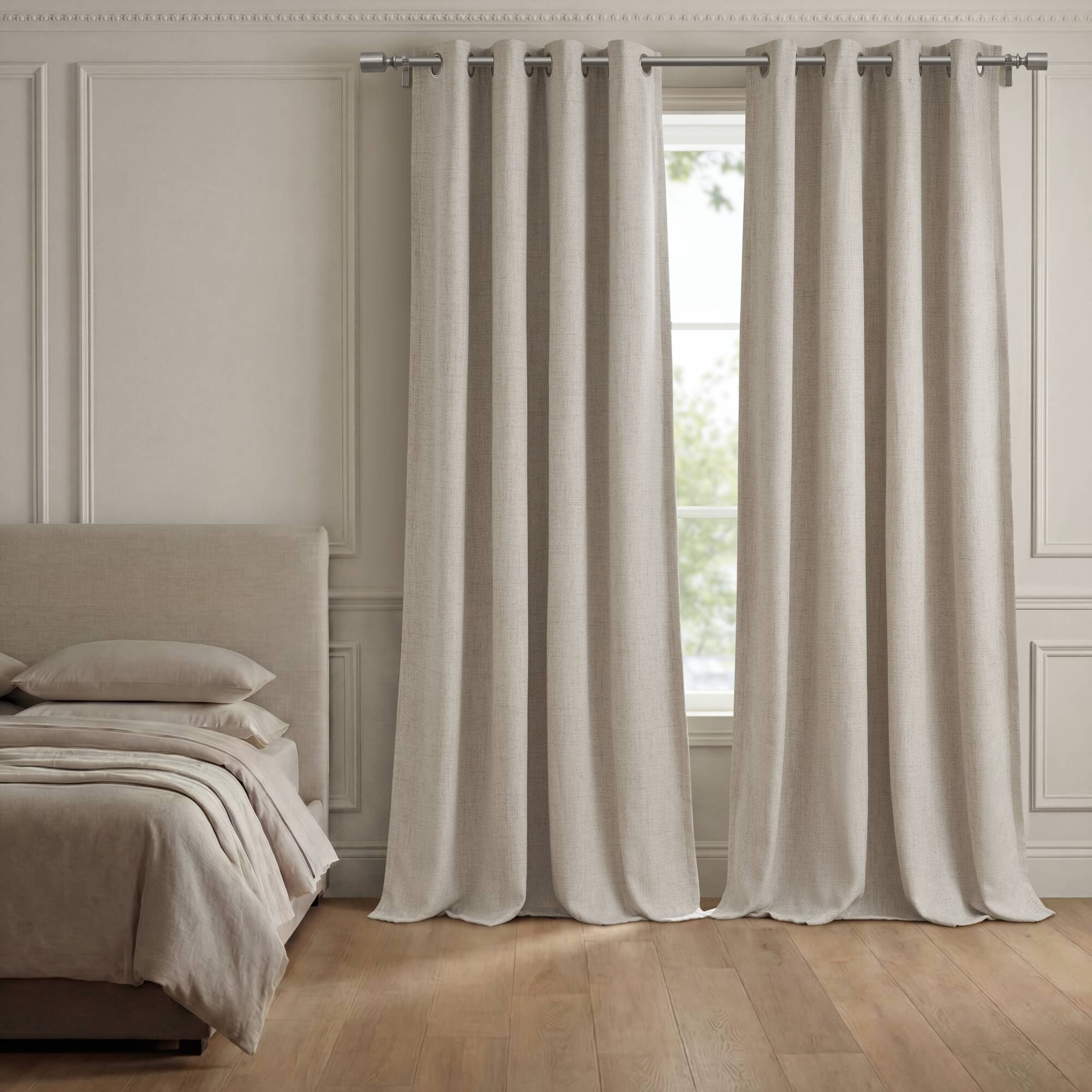 Madison Park Mira 100 Polyester Mira Total Blackout Window Panel