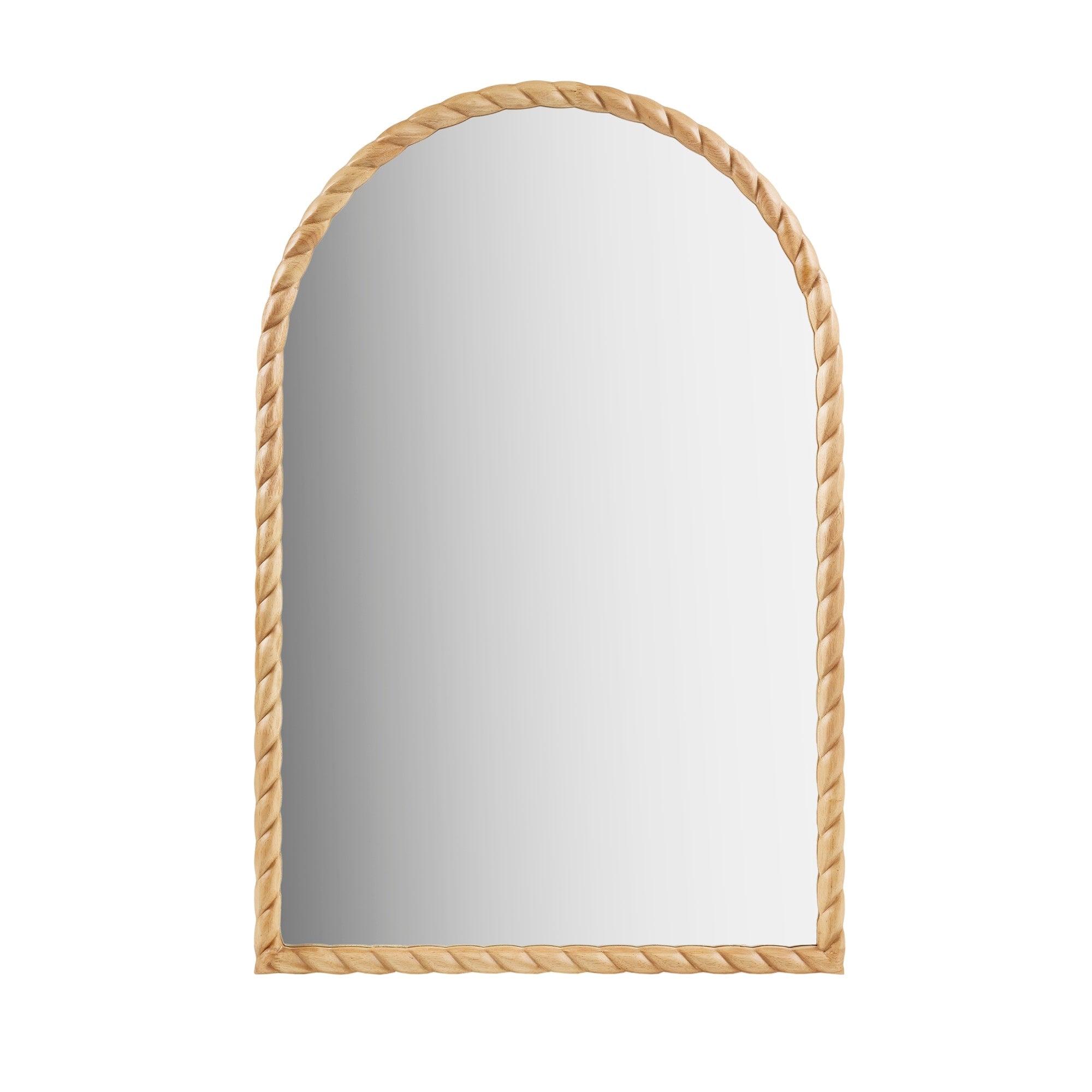 Madison Park Montra Arched Braided Wood Wall Mirror N A