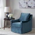 Madison Park Morton Blue Swivel Chair